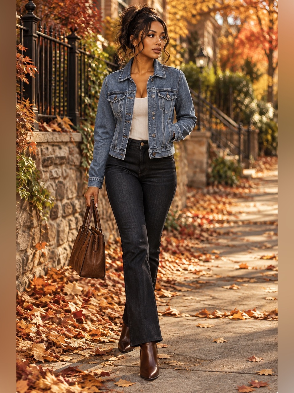 PAIGE Junya Destructed Fitted Denim Jacket XS Tailored Sculpted Quiet Luxury